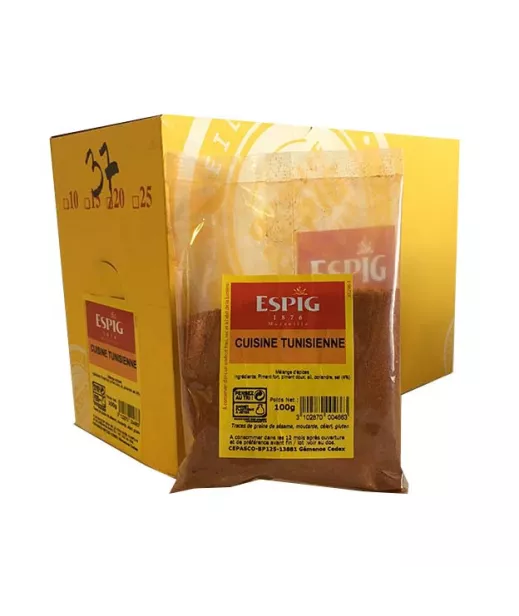 CUISINE TUNISIENNE - Espig - 20x100g